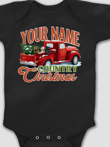 Country Christmas : Printed Baby Bodysuits