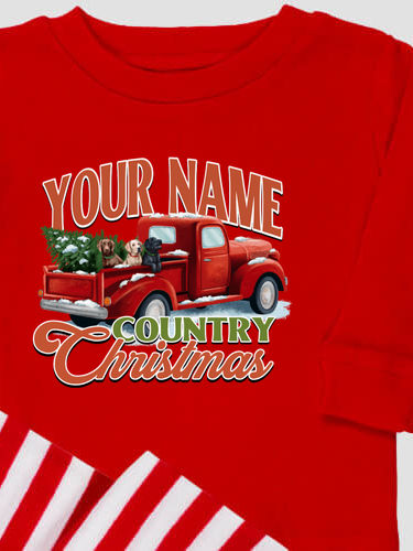 Country Christmas : Matching Family Pajamas