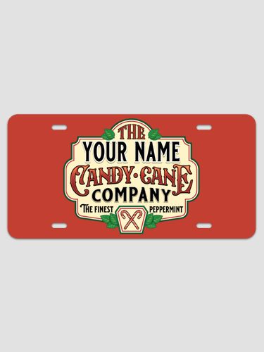 Candy Cane Company : License Plates