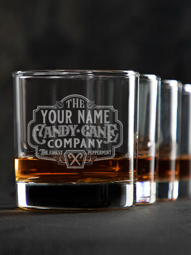 Candy Cane Company : Rocks Glasses - Engraved