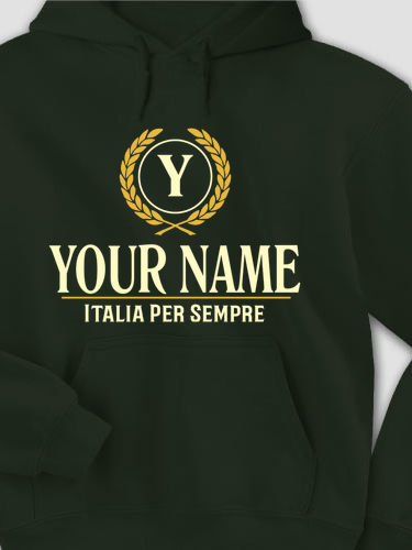Italian Monogram : Printed Hoodies