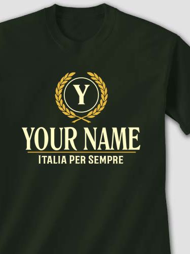 Italian Monogram : Printed T-Shirts