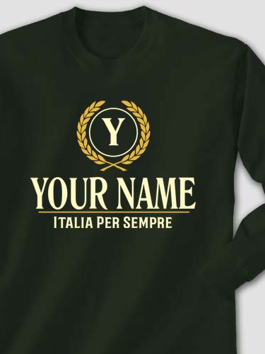 Italian Monogram : Printed Long Sleeves