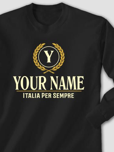 Italian Monogram : Printed Long Sleeves