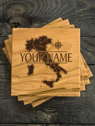 Italian Heritage : Coasters - Engraved