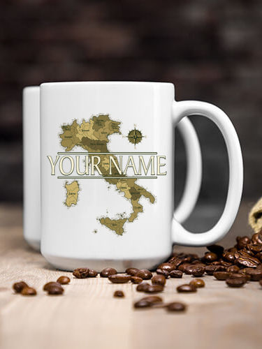 Italian Heritage : Ceramic Coffee Mugs