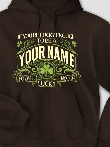 Lucky Enough : Printed Hoodies