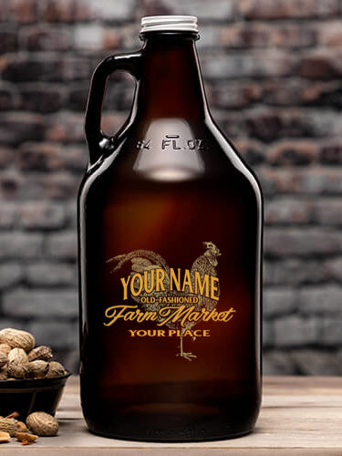 Farm Market : Beer Growlers - Color Printed