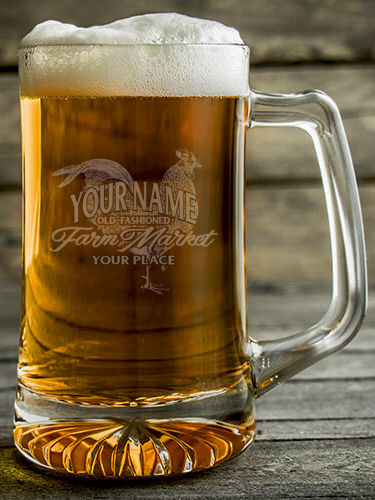 Farm Market : Beer Mugs - Engraved
