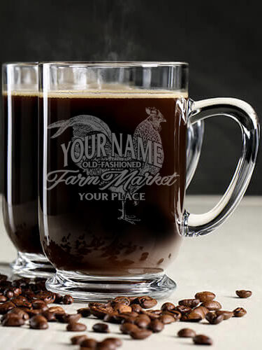 Farm Market : Coffee Mugs - Engraved