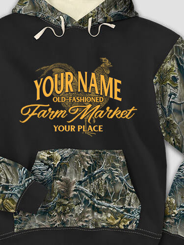 Farm Market : Printed 2-Tone Camo Hoodies