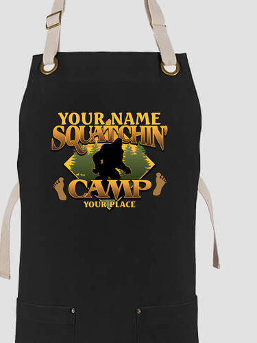 Squatchin' Camp : Printed Canvas Work Aprons