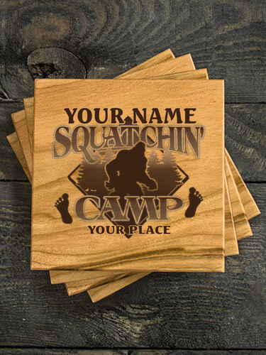 Squatchin' Camp : Coasters - Engraved
