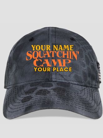 Squatchin' Camp : Embroidered Kryptek Tactical Camo Hats