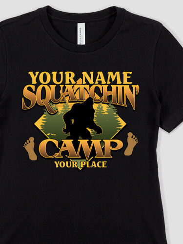Squatchin' Camp : Premium Ladies T-Shirts