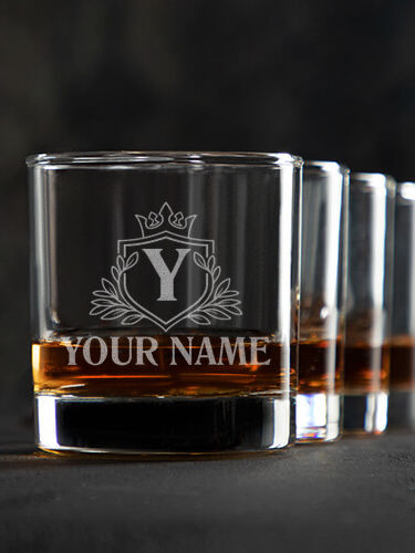 Regal Monogram : Rocks Glasses - Engraved