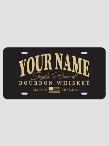 Bourbon Whiskey : License Plates