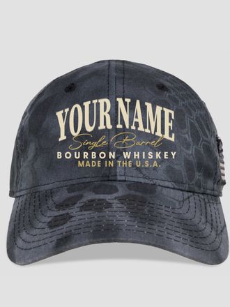 Bourbon Whiskey : Embroidered Kryptek Tactical Camo Hats