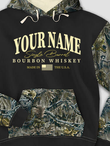 Bourbon Whiskey : Printed 2-Tone Camo Hoodies