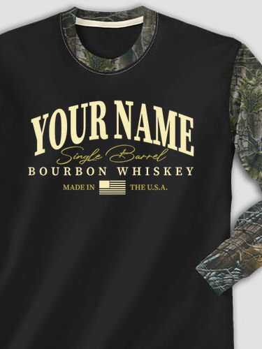 Bourbon Whiskey : Printed 2-Tone Camo Long Sleeves