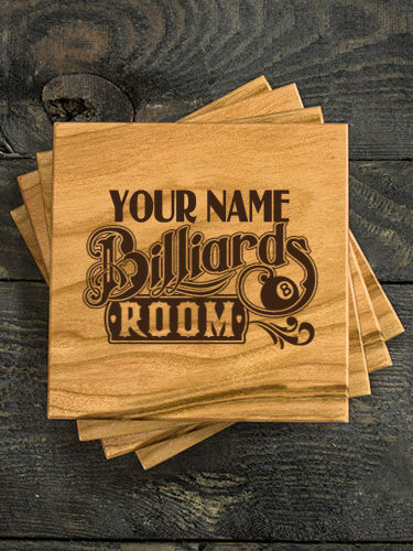 Billiards Room : Coasters - Engraved