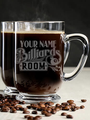Billiards Room : Coffee Mugs - Engraved