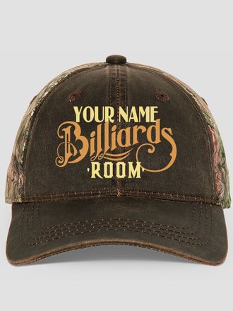 Billiards Room : Embroidered 2-Tone Camo Hats
