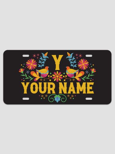 Hispanic Monogram : License Plates