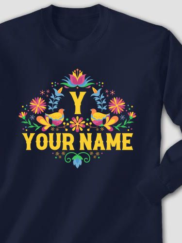 Hispanic Monogram : Printed Long Sleeves