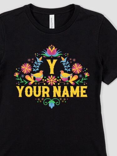 Hispanic Monogram : Premium Ladies T-Shirts