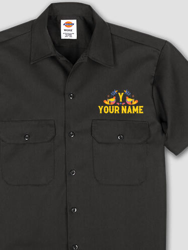 Hispanic Monogram : Embroidered Work Shirts
