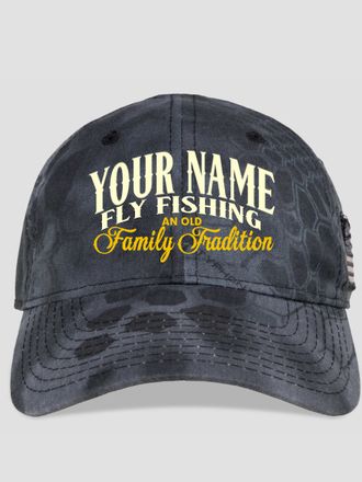 Fly Fishing Family Tradition : Embroidered Kryptek Tactical Camo Hats