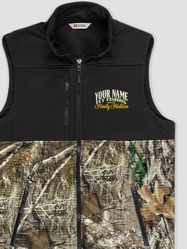 Fly Fishing Family Tradition : Embroidered 2-Tone Camo Vests