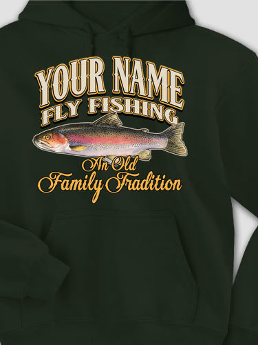 Fly Fishing Family Tradition : Printed Hoodies