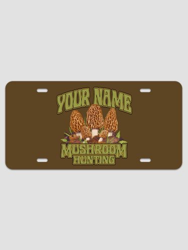Mushroom Hunting : License Plates
