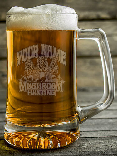 Mushroom Hunting : Beer Mugs - Engraved