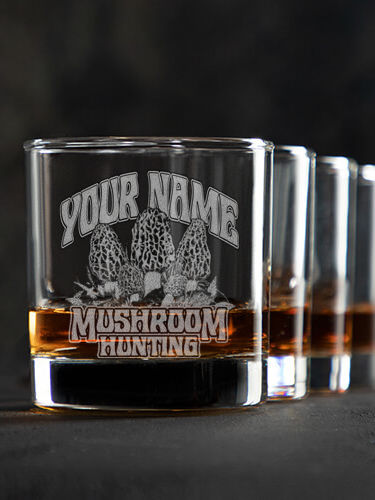 Mushroom Hunting : Rocks Glasses - Engraved