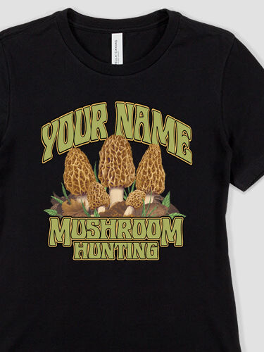Mushroom Hunting : Premium Ladies T-Shirts