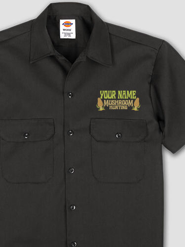 Mushroom Hunting : Embroidered Work Shirts