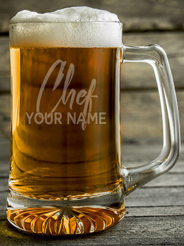 Chef : Beer Mugs - Engraved