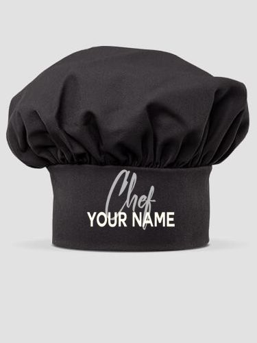 Chef : Embroidered Chef Hat