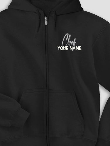 Chef : Embroidered Zip Hoodies