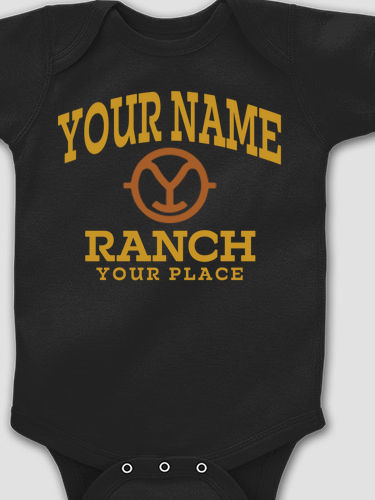 Ranch Monogram : Printed Baby Bodysuits