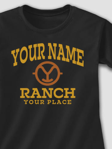 Ranch Monogram : Adult Ladies Fitted T-Shirt