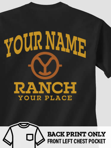 Ranch Monogram : Printed Pocket T-Shirts