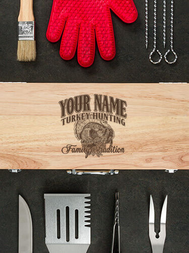 Turkey Hunting Family Tradition : 10 Piece BBQ Set