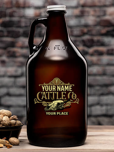 Cattle Company : Beer Growlers - Color Printed