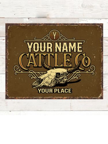 Cattle Company : Tin Signs