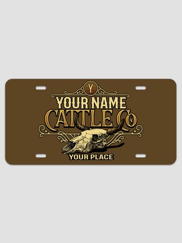 Cattle Company : License Plates
