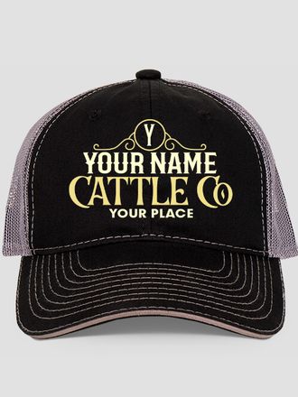 Cattle Company : Embroidered Trucker Hats